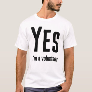 Volunteer quote simple modern minimalist T-Shirt