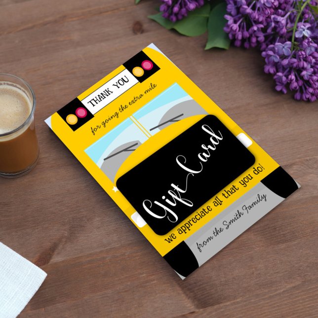 volunteer School Bus Driver Thank You Gift Invitation (Creator Uploaded)