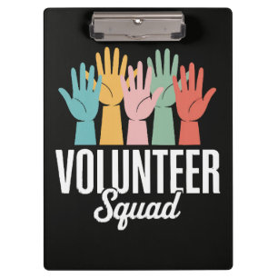 Volunteer Squad Clipboard