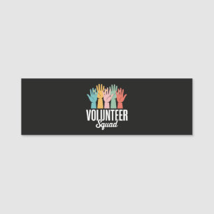 Volunteer Squad Name Tag