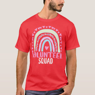 Volunteer Squad Party Matching Womens Appreciation T-Shirt