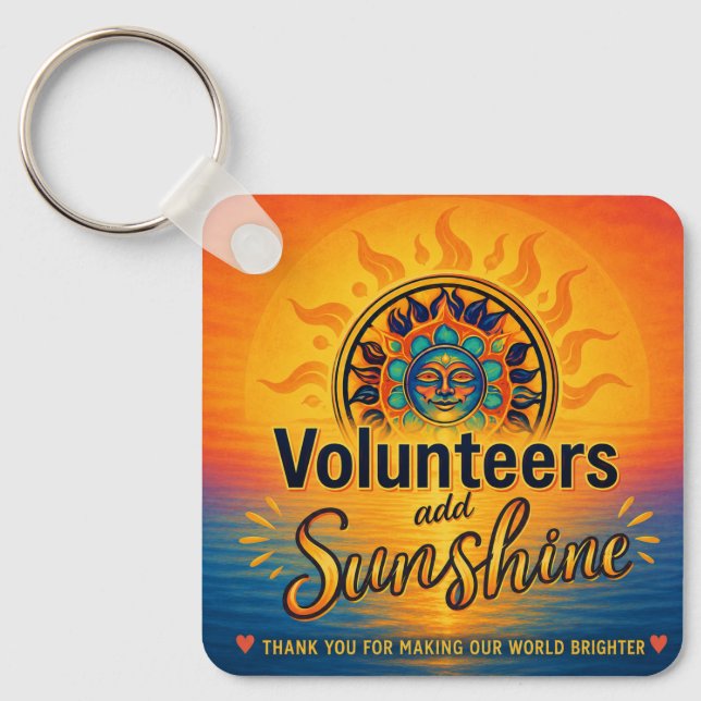 Volunteer Sunshine  Key Ring (Front)