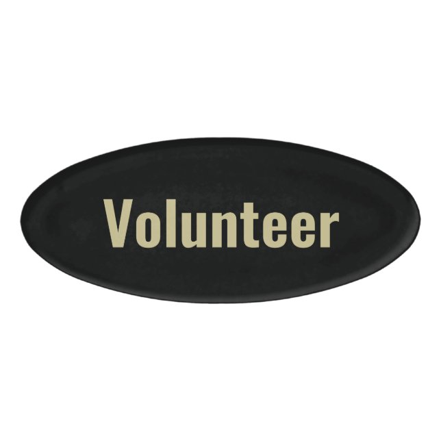 Volunteer Tag Personalised  (Front)