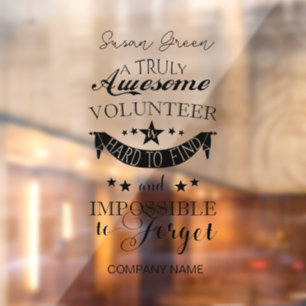 Volunteer Thank you