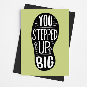 Volunteer Thanks - You Stepped Up Big! Thank You C