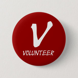 Volunteer Tshirts, Volunteer Buttons and more