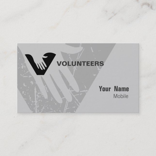 Volunteers Business Card (Front)