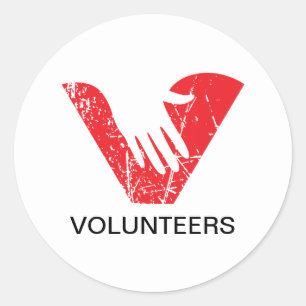 Volunteers Classic Round Sticker