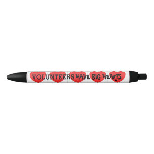 "VOLUNTEERS HAVE BIG HEARTS" CUSTOMIZABLE PENS