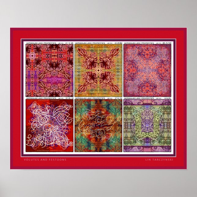 Volutes and Festoons Poster (Front)