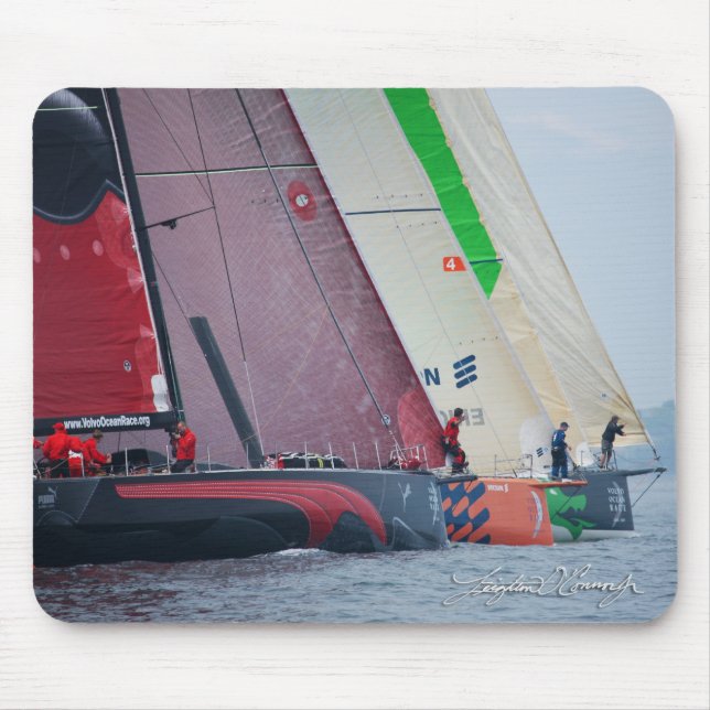 Volvo Ocean Race Sailing Mouse Pad (Front)
