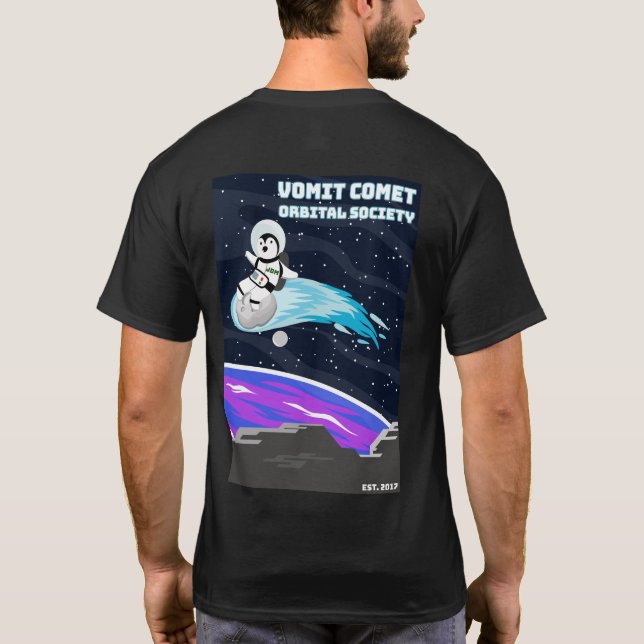 Vomit Comet Orbital Society T-Shirt (Back)