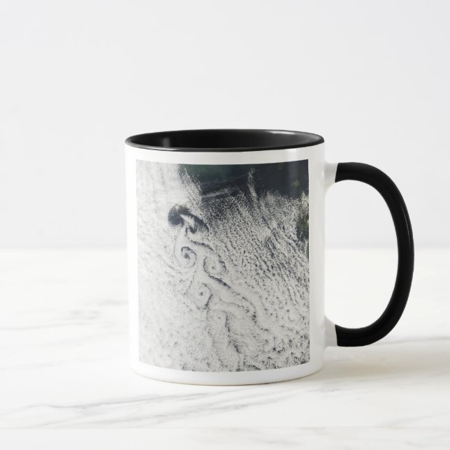 Von Karmann cloud vortices Mug (Right)