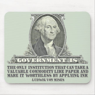 Von Mises on Paper Money Mouse Pad