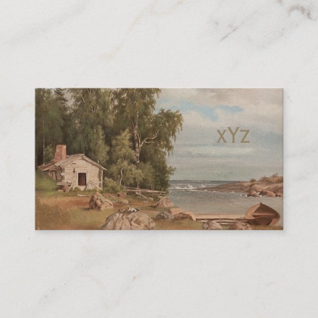 Von Wright’s Lehtisaari custom business cards (Front)