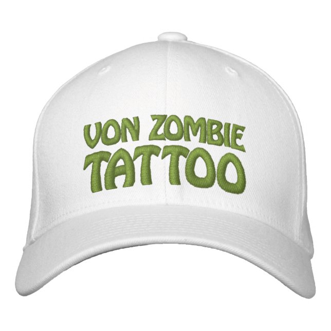 Von Zombie Tattoo 001EE Embroidered Hat (Front)