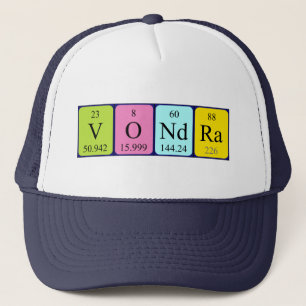 Vondra periodic table name hat