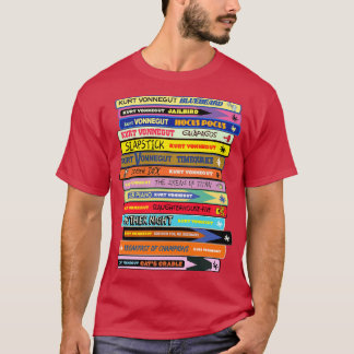 Vonnegut Book Stack T-Shirt