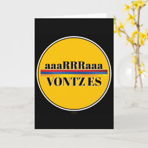 Vontz Es Greeting Card