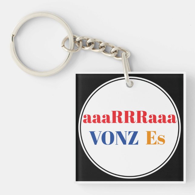Vonz Es Keychain (Front)