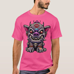 Voo Tiki Pit bull Dog T-Shirt