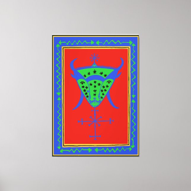 VooDoo BoSou Spirit Canvas Print (Front)