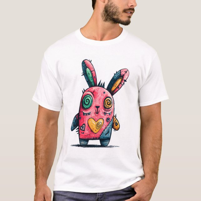 Voodoo Bunny – Spiral Dreams T-Shirt (Front)