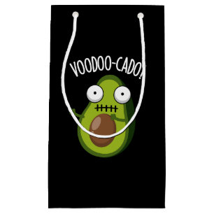 Voodoo-cado Funny Avocado Pun Dark BG Small Gift Bag