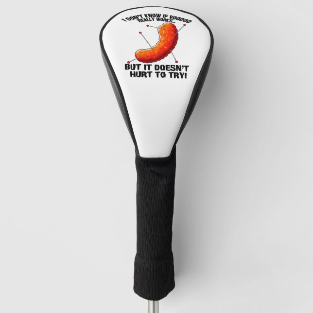 Voodoo Cheese Puff - Anti Trump Joke Golf Head Cover (Front)