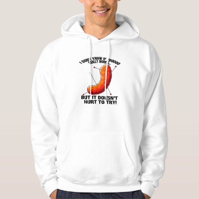 Voodoo Cheese Puff - Anti Trump Joke Hoodie (Front)