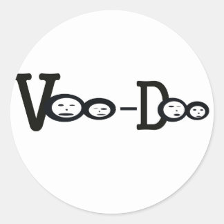 vooDoo Classic Round Sticker