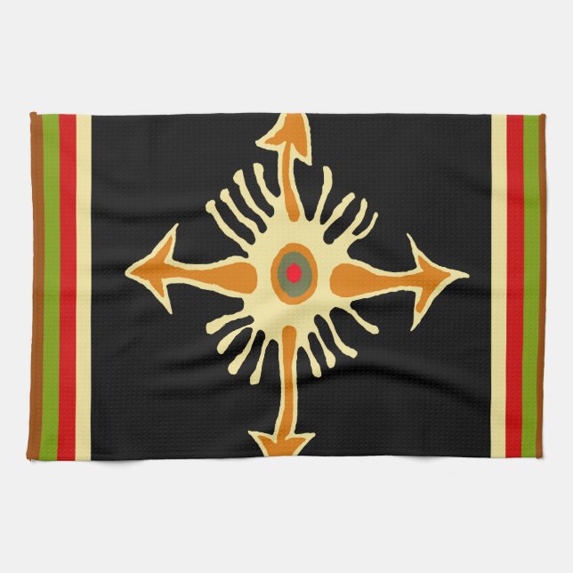 VooDoo Compass Tea Towel (Horizontal)
