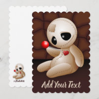 Voodoo Doll Cartoon in Love