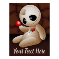 Voodoo Doll Cartoon in Love