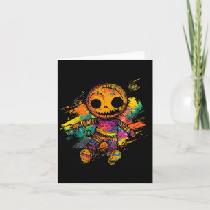 Voodoo Doll Creepy Cute Halloween Card