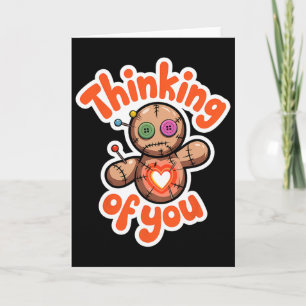 Voodoo-doll Cute Dark Humour Love Sarcasm Hex _13 Card