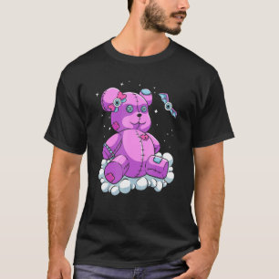 Voodoo Doll Pastel Goth Teddy Bear Witchcraft Hall T-Shirt