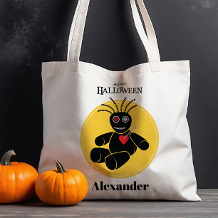 Voodoo Doll Personalised Halloween Tote Bag