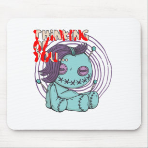 Voodoo Doll - Thinking of you Mouse Pad