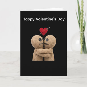 Voodoo Dolls Valentine's Day Card
