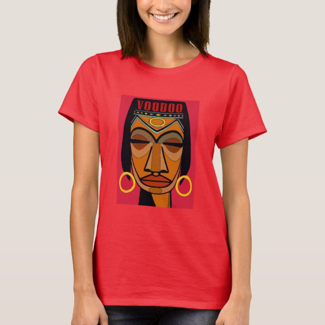 Voodoo Face Matisse Style T-Shirt (Front)