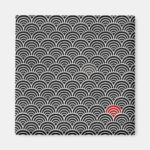 Voodoo Fan red Magnet