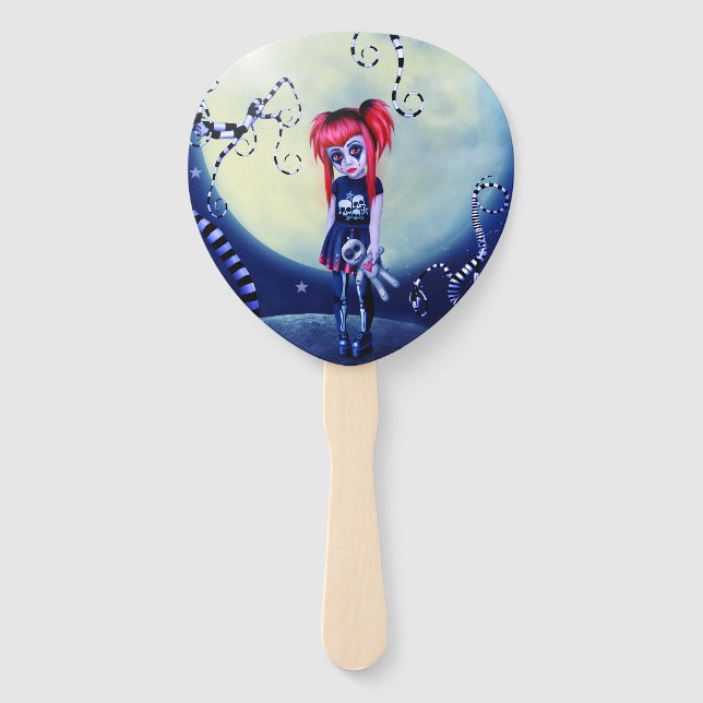 Voodoo Halloween Hand Fan (Front)