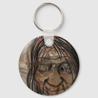 Voodoo Head Key Ring