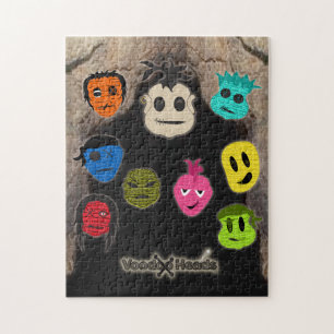 Voodoo Heads ~ Cave Jigsaw Puzzle