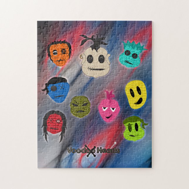 Voodoo Heads ~ Spirits Jigsaw Puzzle (Vertical)
