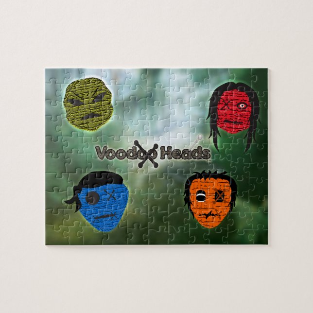 Voodoo Heads ~ Swamp Jigsaw Puzzle (Horizontal)