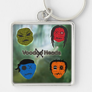 Voodoo Heads ~ Swamp Key Ring