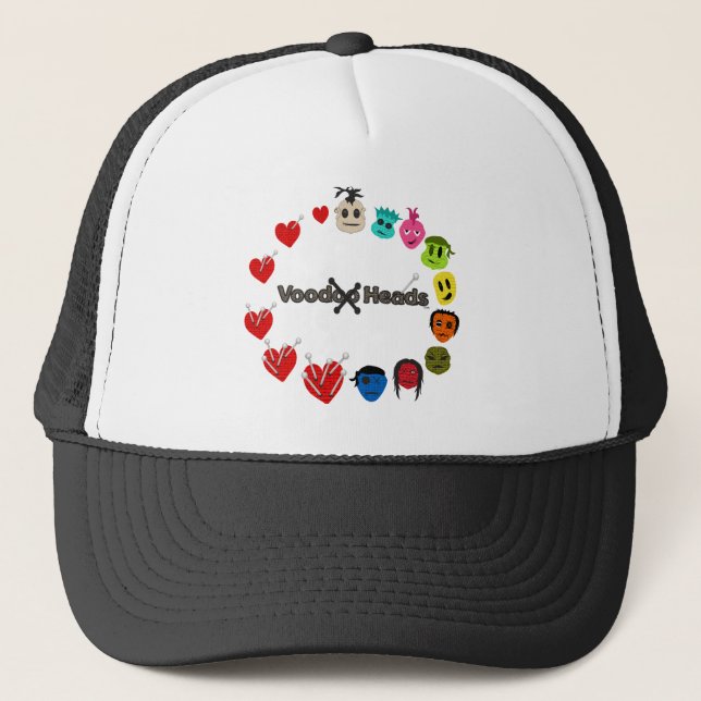 Voodoo Heads Trucker Hat (Front)