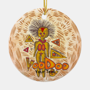 Voodoo Heart  Ceramic Tree Decoration